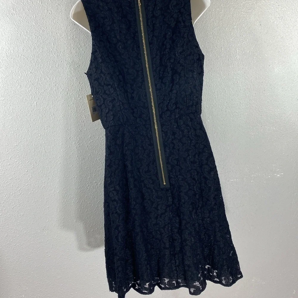 NWT Ali Ro Black Lace Sleeveless Fit Flare Dress 10 XX22